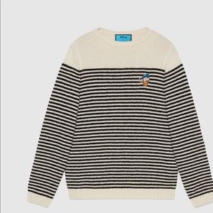 Disney x Gucci Donald Duck striped wool sweater S